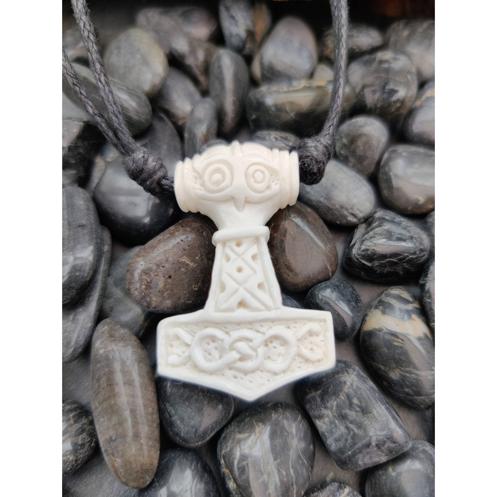 Nuovo Pendente Collana Martello Di Thor In Argento Sterling 0.925