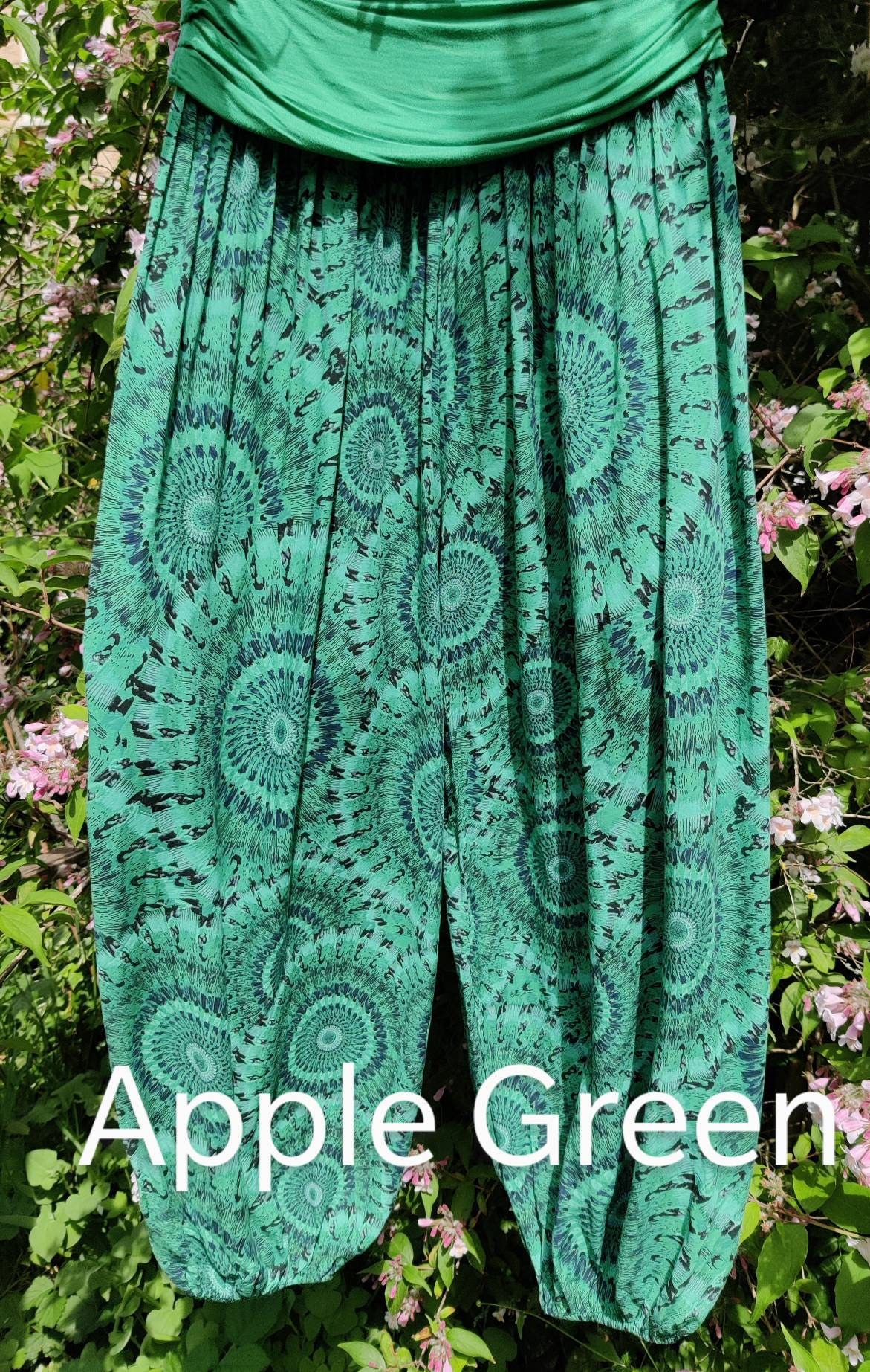 Harem Yoga Pants Sunburst Design Super Comfy One Size Etsy