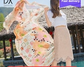 Silk Bandana Top Quality Beach Blankets Soft Cashmere Winter ScarfWarm Square Plaid Shawl Womens Scarves Hijab Foulard