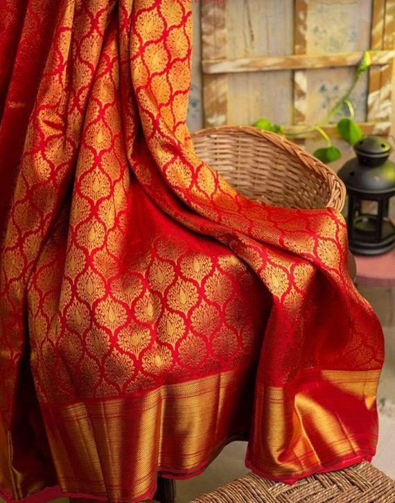 Katan clearance bridal saree