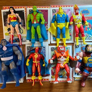 Kenner Super Powers Collection Action Figures, With Mini Kenner Super Powers Collection Action Figures, With Mini