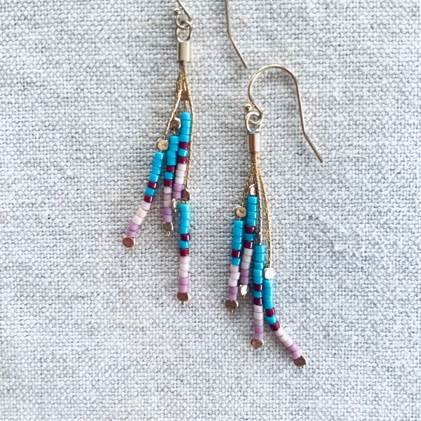 Delica Bead Earrings - Etsy