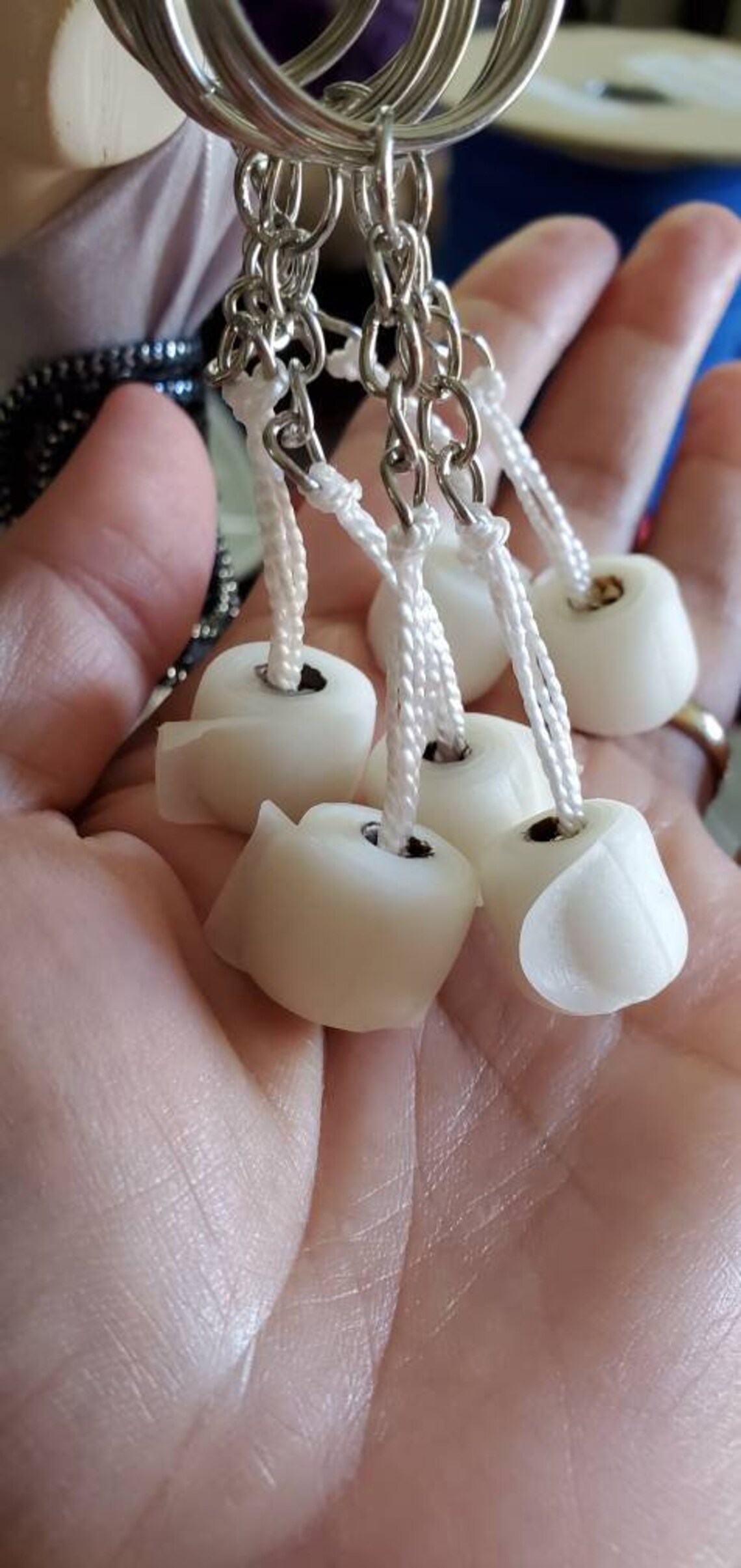 Toilet Paper Keychain Miniature Toilet Paper Key chain made Etsy