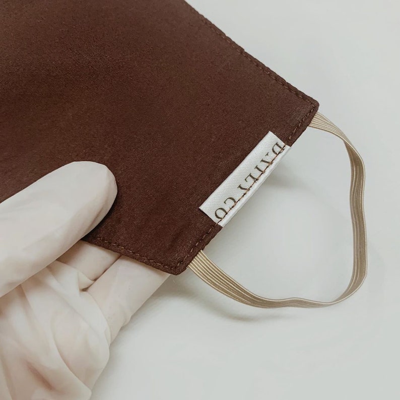 3Layer Mask Tight Weave Cotton Mask Cotton Face Mask Face Etsy