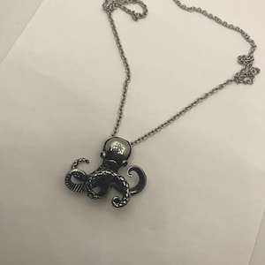 Cthulhu Stainless Steel Octopus Pendant, Kraken Necklace, H.P. Lovecraft Gifts, Unisexual