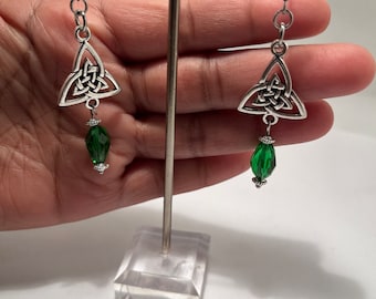Triquetra Celtic earrings
