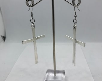 Large Cross Rozz Williams Earrings - Unisexual