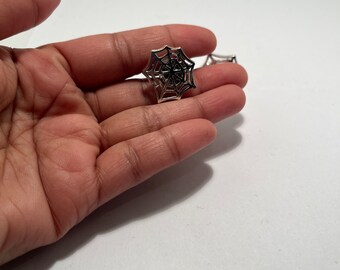 Cobweb cufflinks