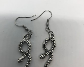 Alloy snake earrings