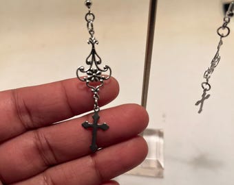 Gothic Victorian Stainless Steel Earrings