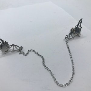 Stainless Steel Bat Collar Pins