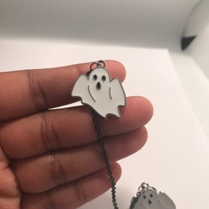 Halloween Ghost Collar Pins, The Maitlands collar pins