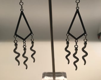 Stainless Steel Medusa earrings