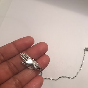 Victorian Mourning Hands Collar Pins, Unisexual