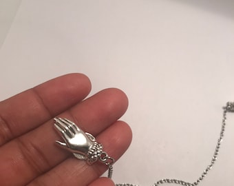 Victorian Mourning Hands Collar Pins, Unisexual