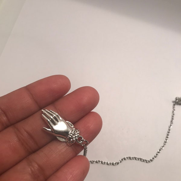 Victorian Mourning Hands Collar Pins, Unisexual
