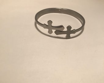 Nancy D. Inspired stainless steel bracelet