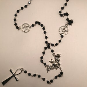 Vampire Rosary, gothic necklace