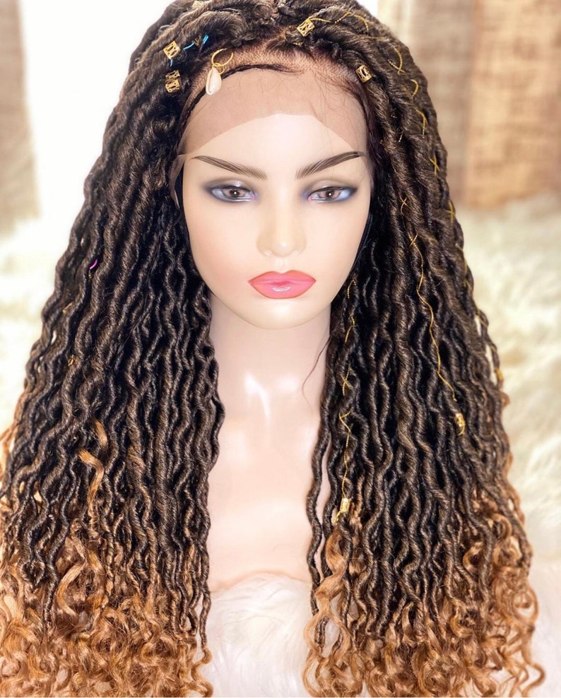 Wavy Dreads Made on a Lace Frontal Etsy