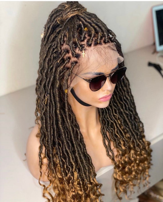Wavy Dreads Made on a Lace Frontal Etsy