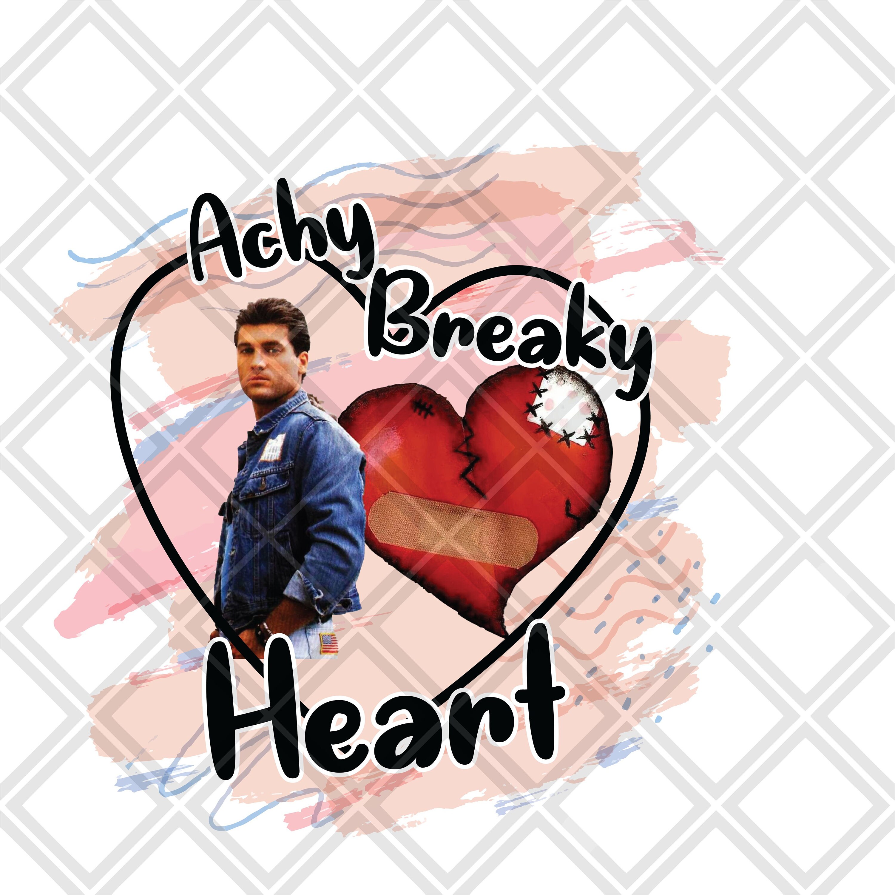 DIGITAL DOWNLOAD PNG achy breaky heart Etsy