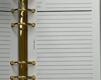 Personal Size Meeting Notes Insert (3.75 x 6.75)