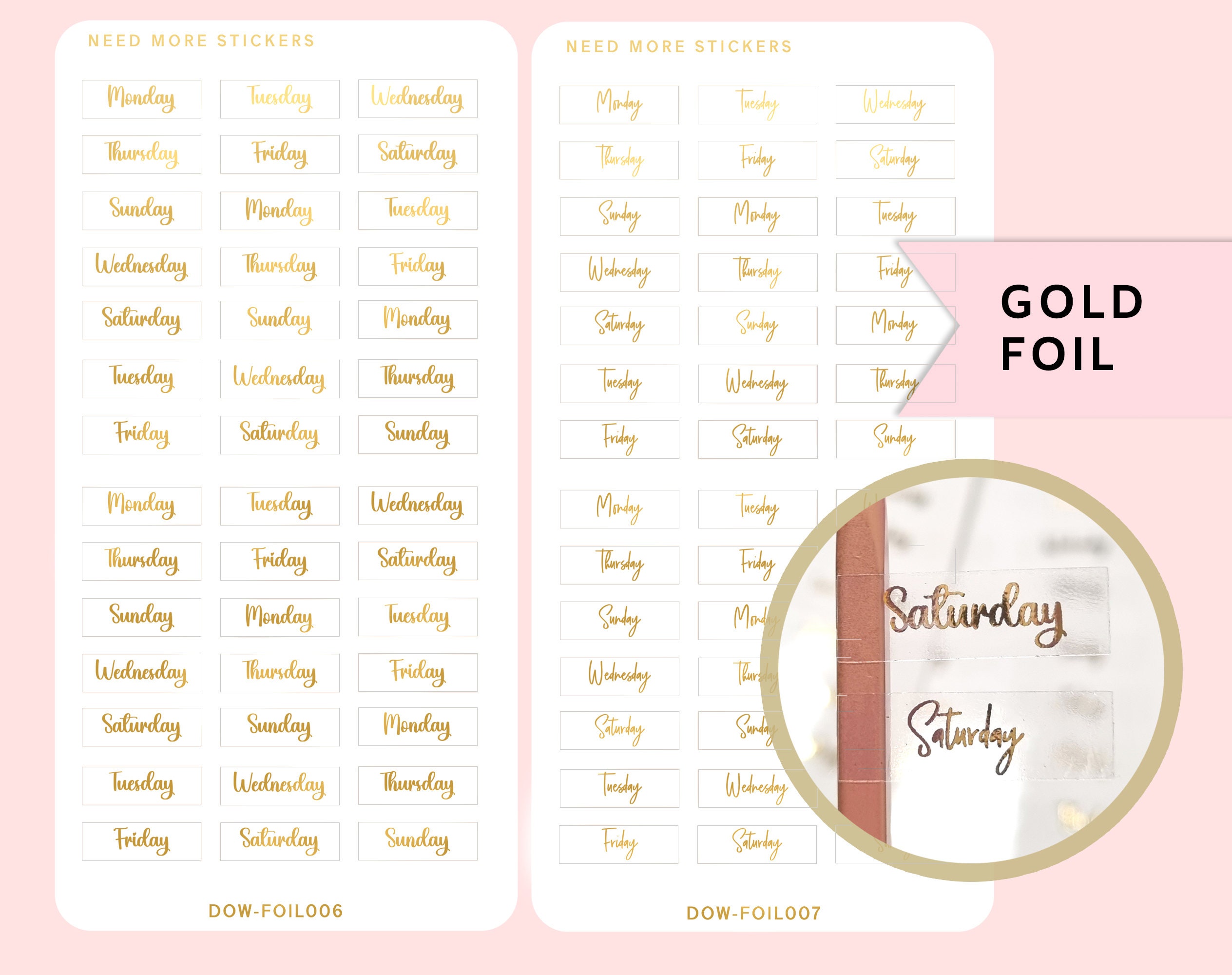 Round Gold Foil Stickers Personalized Clear and White Favor Round Gold Foil  Labels, Wedding Favor Tags, Real Foil, Envelope Seals 