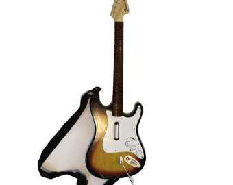 Rock Band Guitar Fender Stratocaster PlayStation PSGTS2 No Dongle Untested