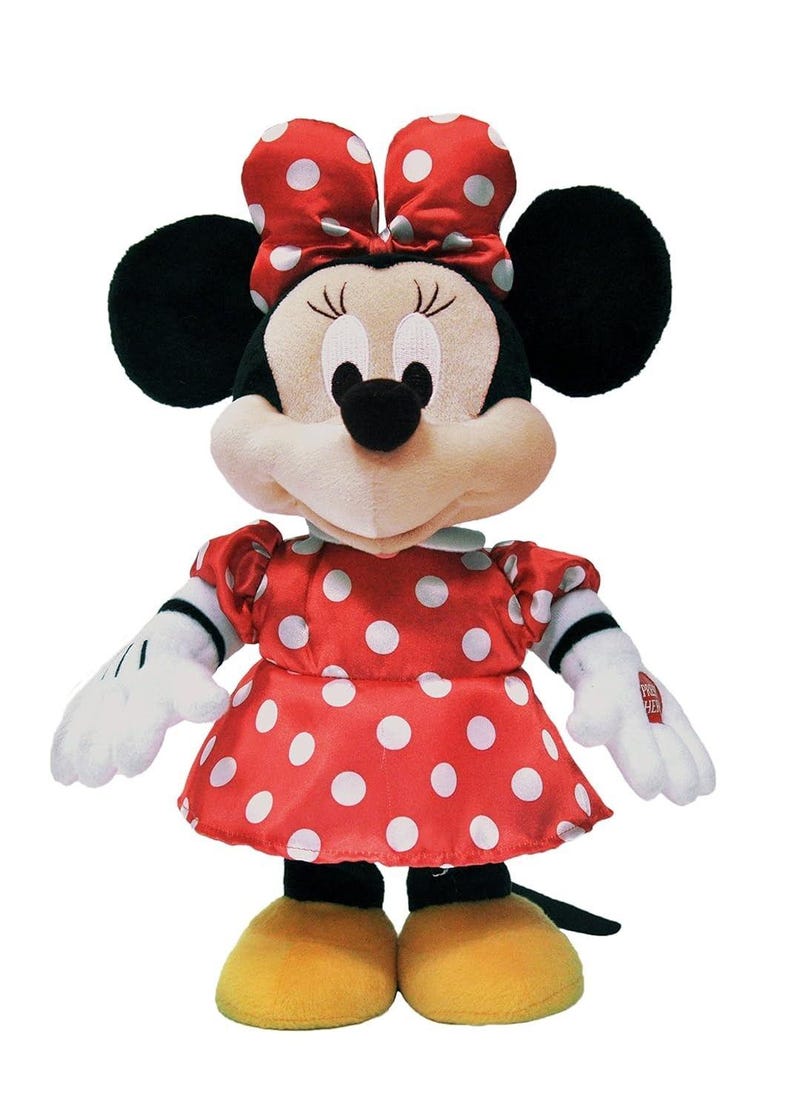 Disney Minnie Mouse Deluxe Dancing Animated Plush 15" Vintage 2013 VIDEO zdjęcie 1