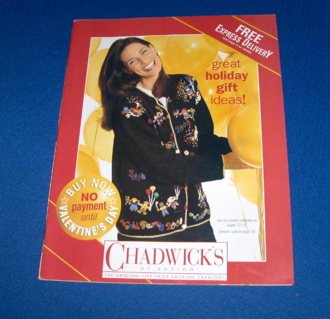 1999 Chadwick's of Boston Fashion Catalog Clothing Womens Jewelry Shoes
