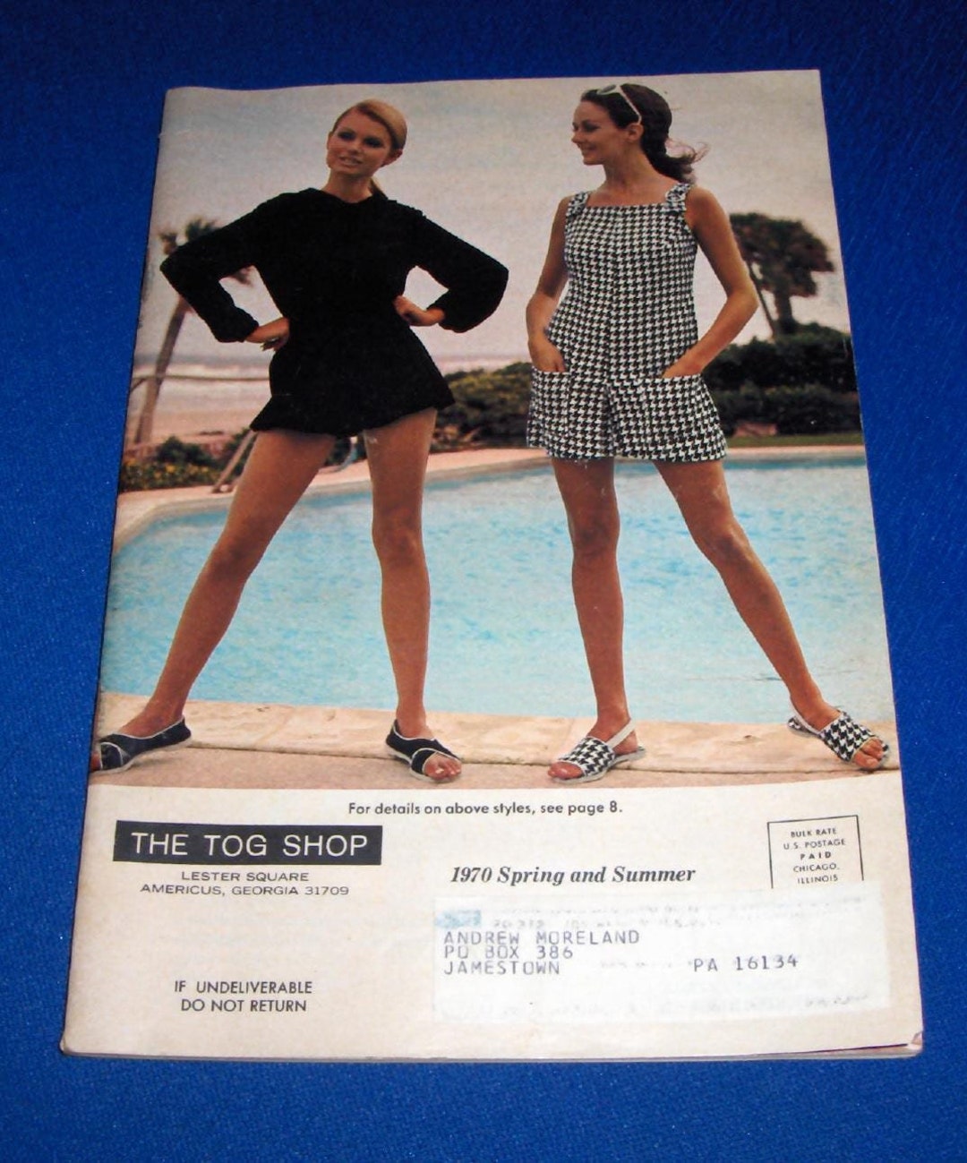 1970 THE TOG SHOP Fashion Catalog Spring & Summer Clothing Women's