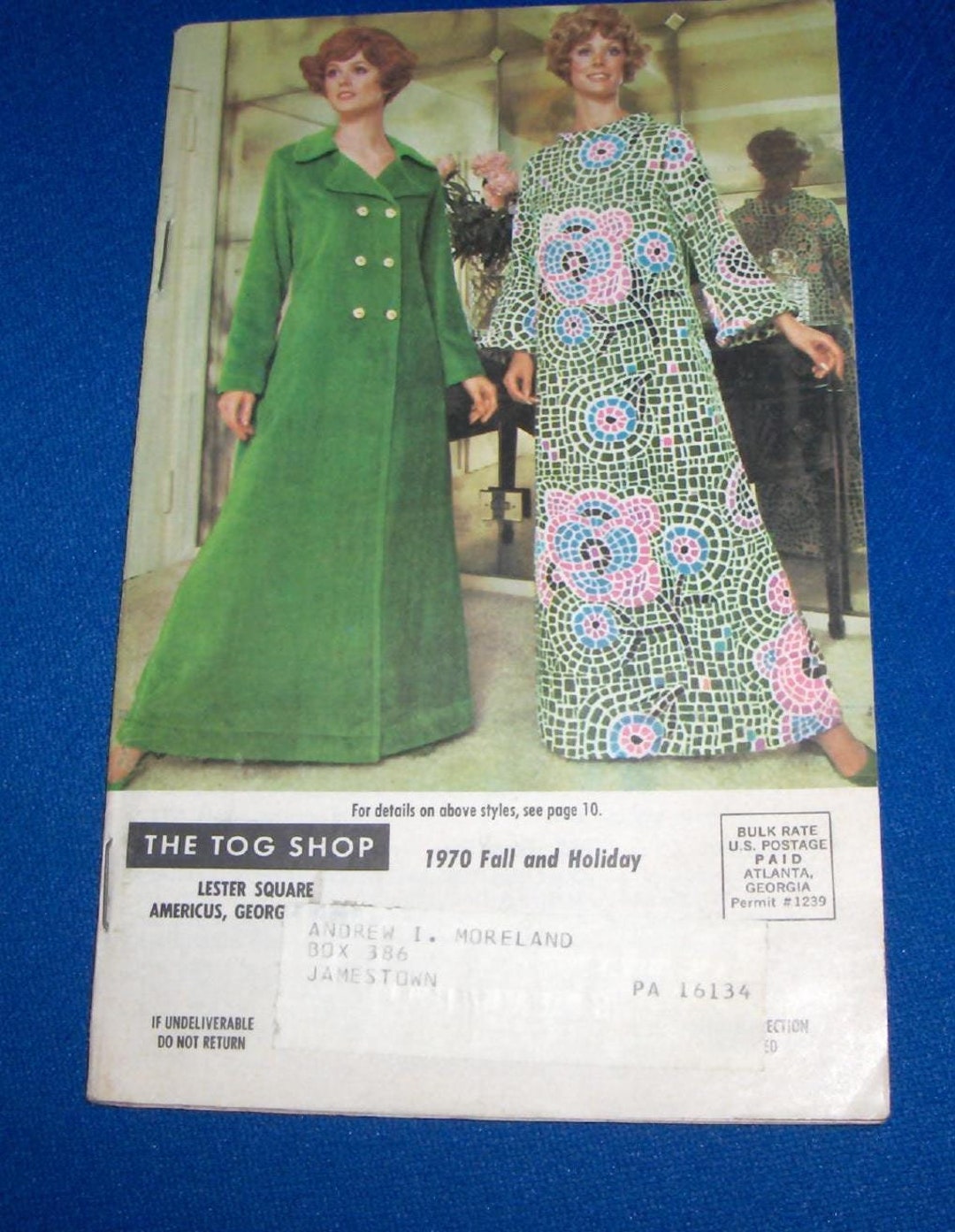 1970 THE TOG SHOP Fashion Catalog Fall and Holiday Clothing Women's