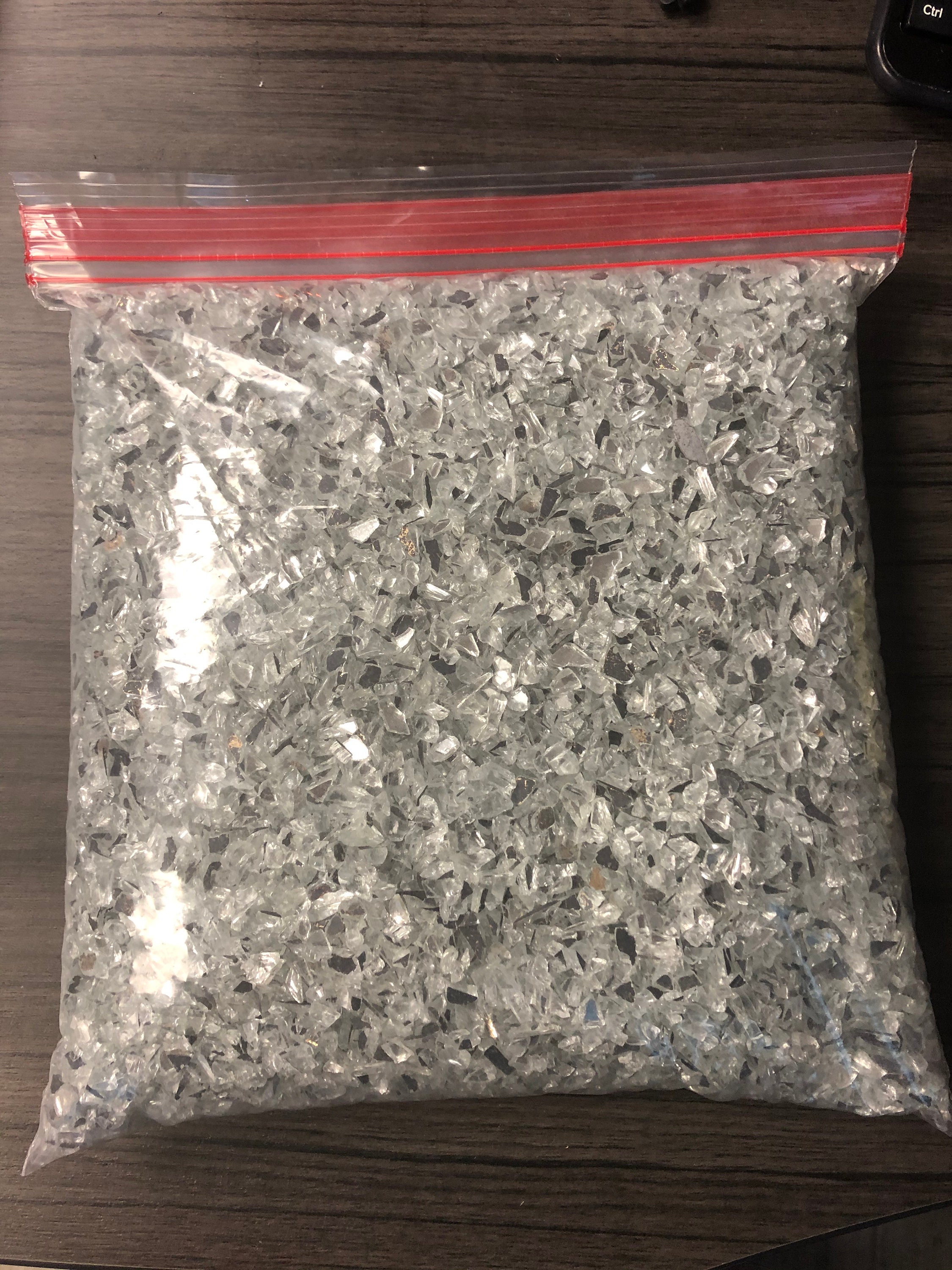 BULK 10 LB Crushed Mirror Glass Plate Glass and Prism Save Etsy