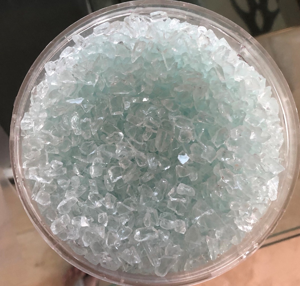 Crushed Clear Plate Glass for Artwork Vase Fillers Weddings Etsy