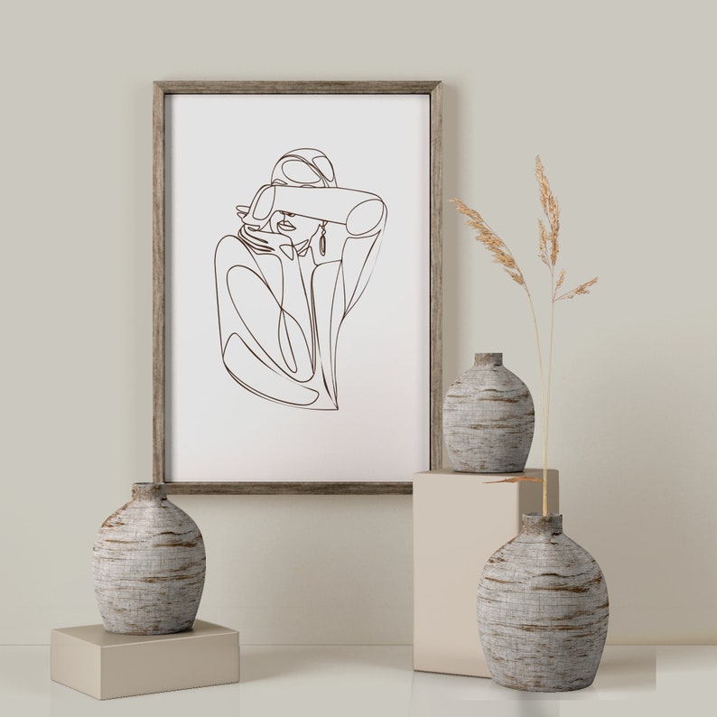 Woman Silhouette Art One Nude Line Drawing Woman Line Drawing One Line Art Printable Wall Art Minimalist Digital Print Drawing Illustration Art Collectibles Efp Osteology Org