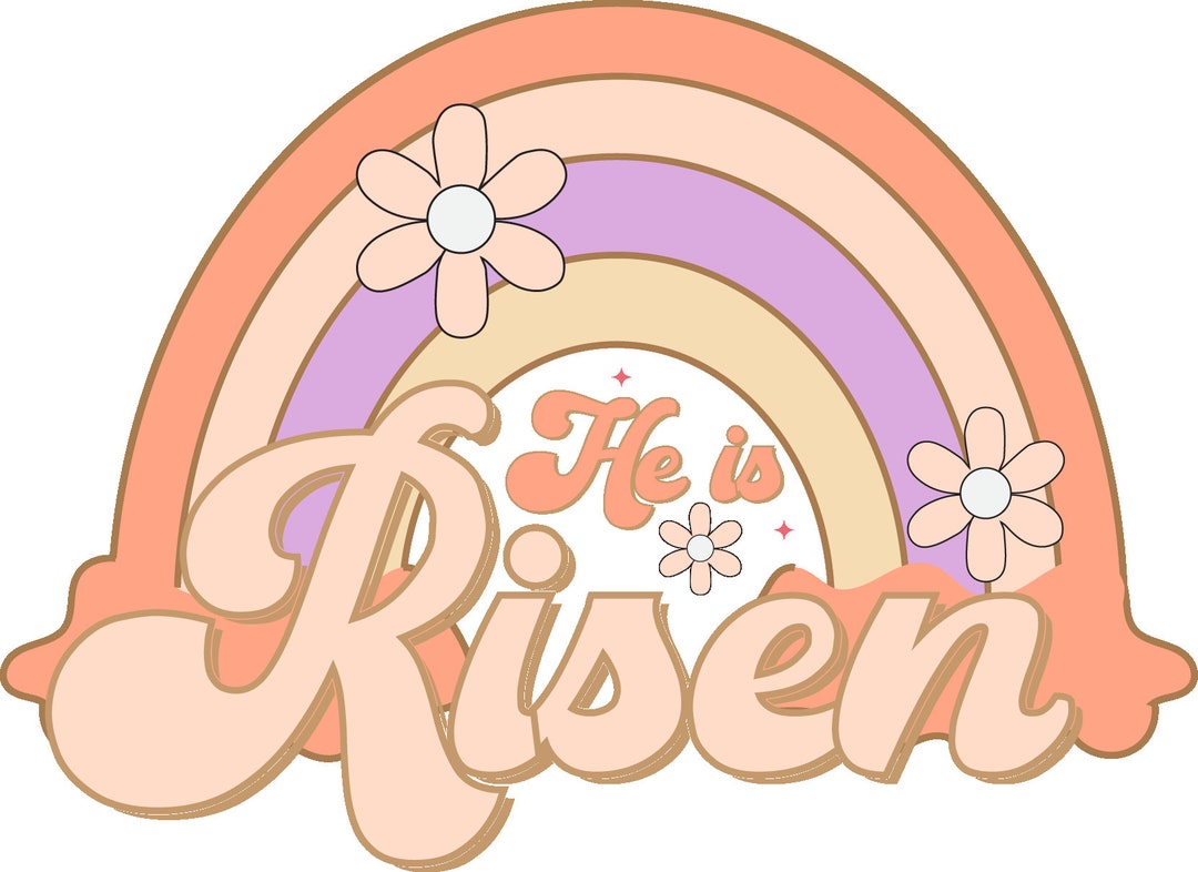 He is Risen SVG, Easter Svg, Christian Svg, Jesus Svg, Easter Cross Svg