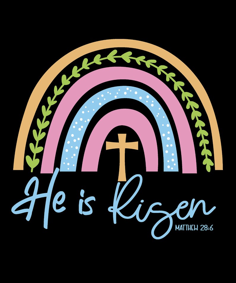 He is Risen SVG, Easter Cross Svg, Easter Svg, Christian Svg, Jesus Svg ...