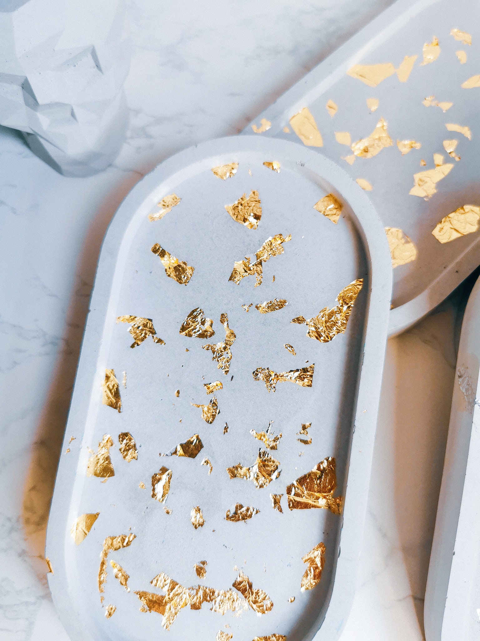 Concrete Tray handmade cement décor trinket tray Etsy