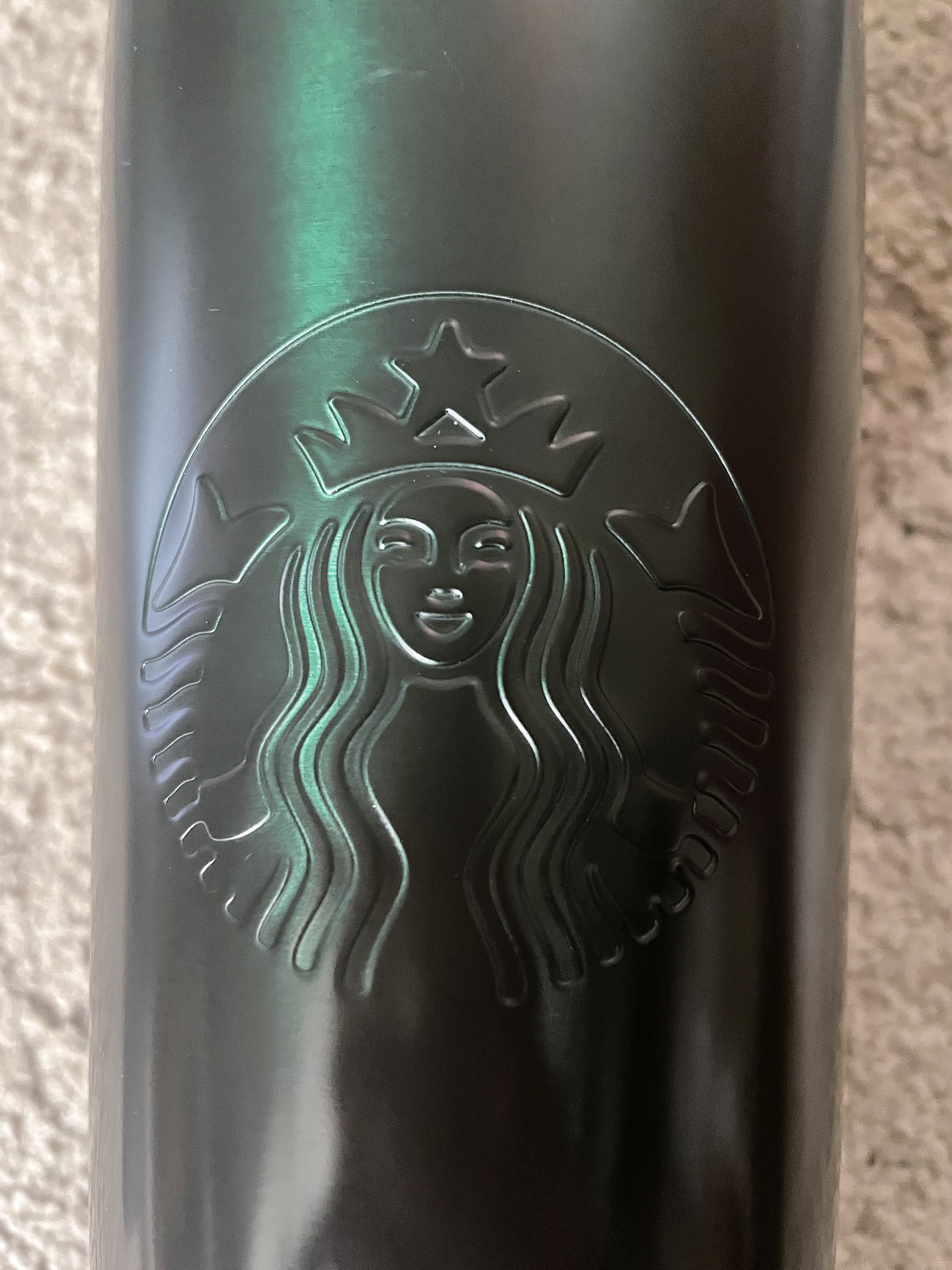 Starbucks RARE Edelstahl Grün & Schwarz Venti Cold Cup Etsy
