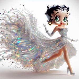 Digital JPEG Betty Boop Digital Images - Art - Sublimation - Pictures