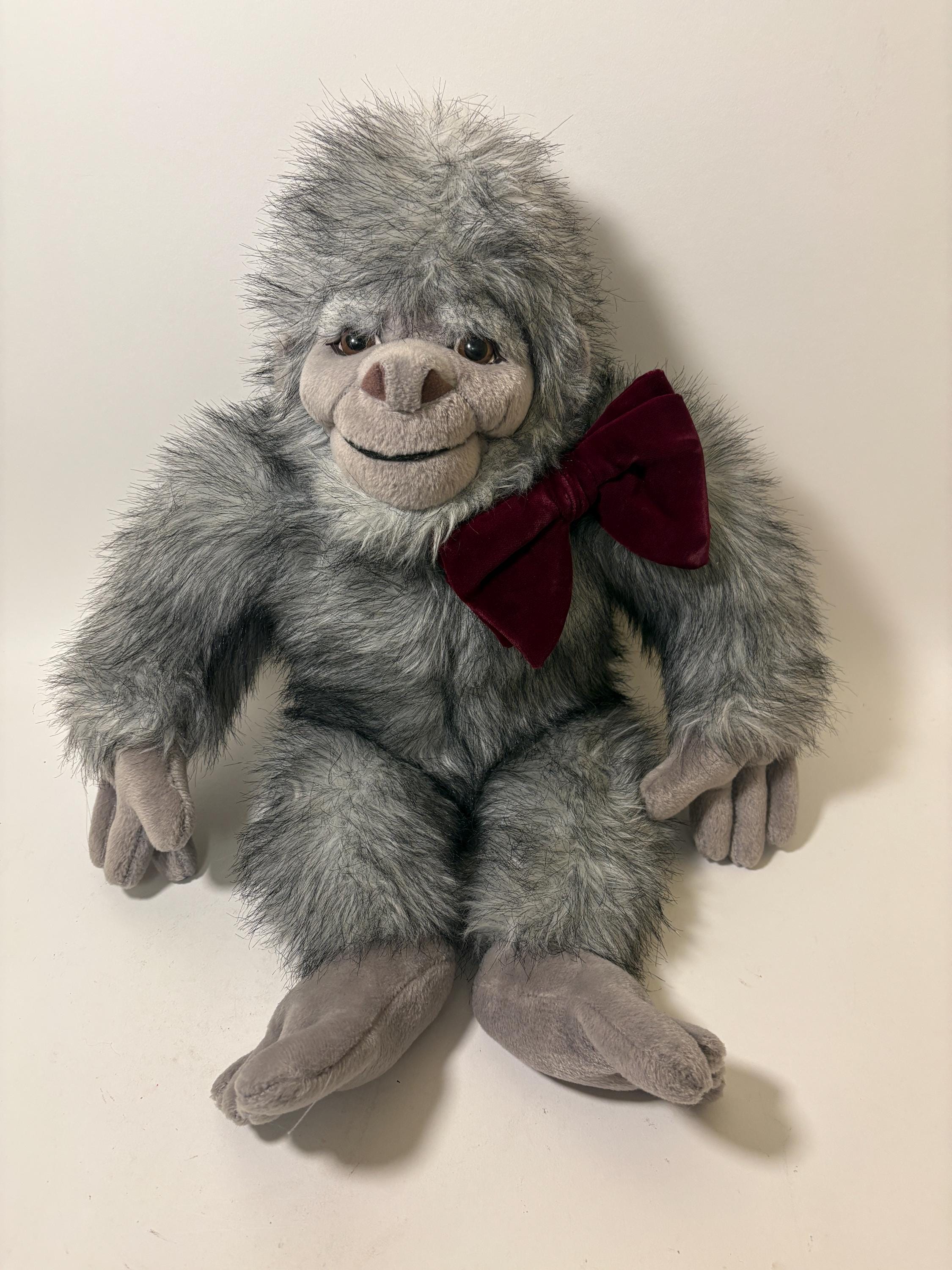 Zeke O'connor Yeti/bigfoot/sasquatch With Burgundy Bow - Sears