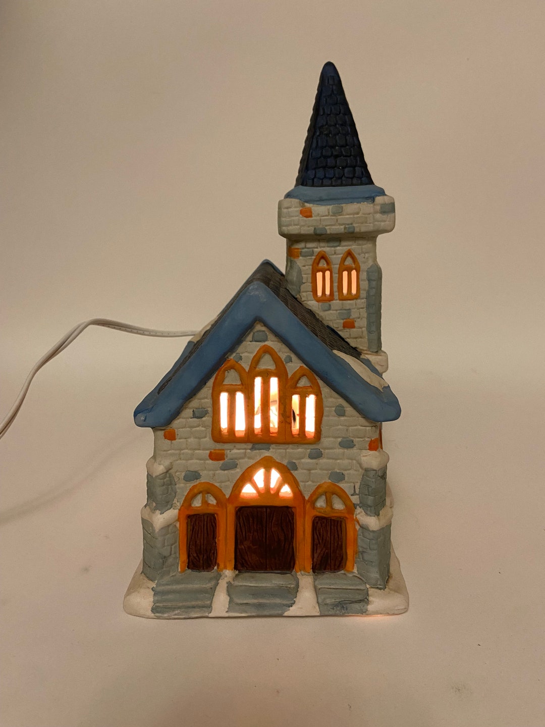 Dickens Collectables Christmas Light up Church Etsy