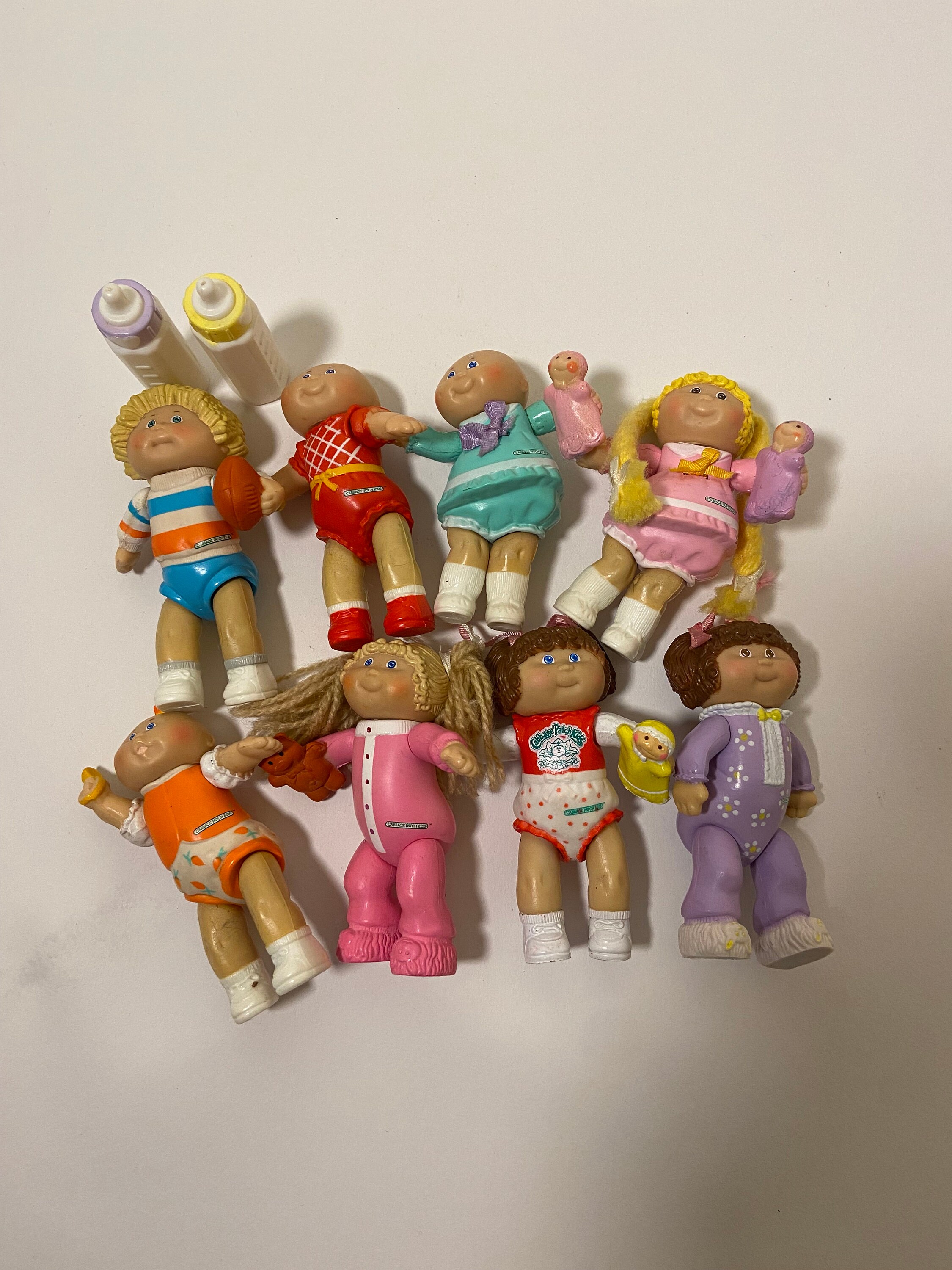 Cabbage Patch Kids PVC 1984 Toy Figures - Lot of 8 - Etsy