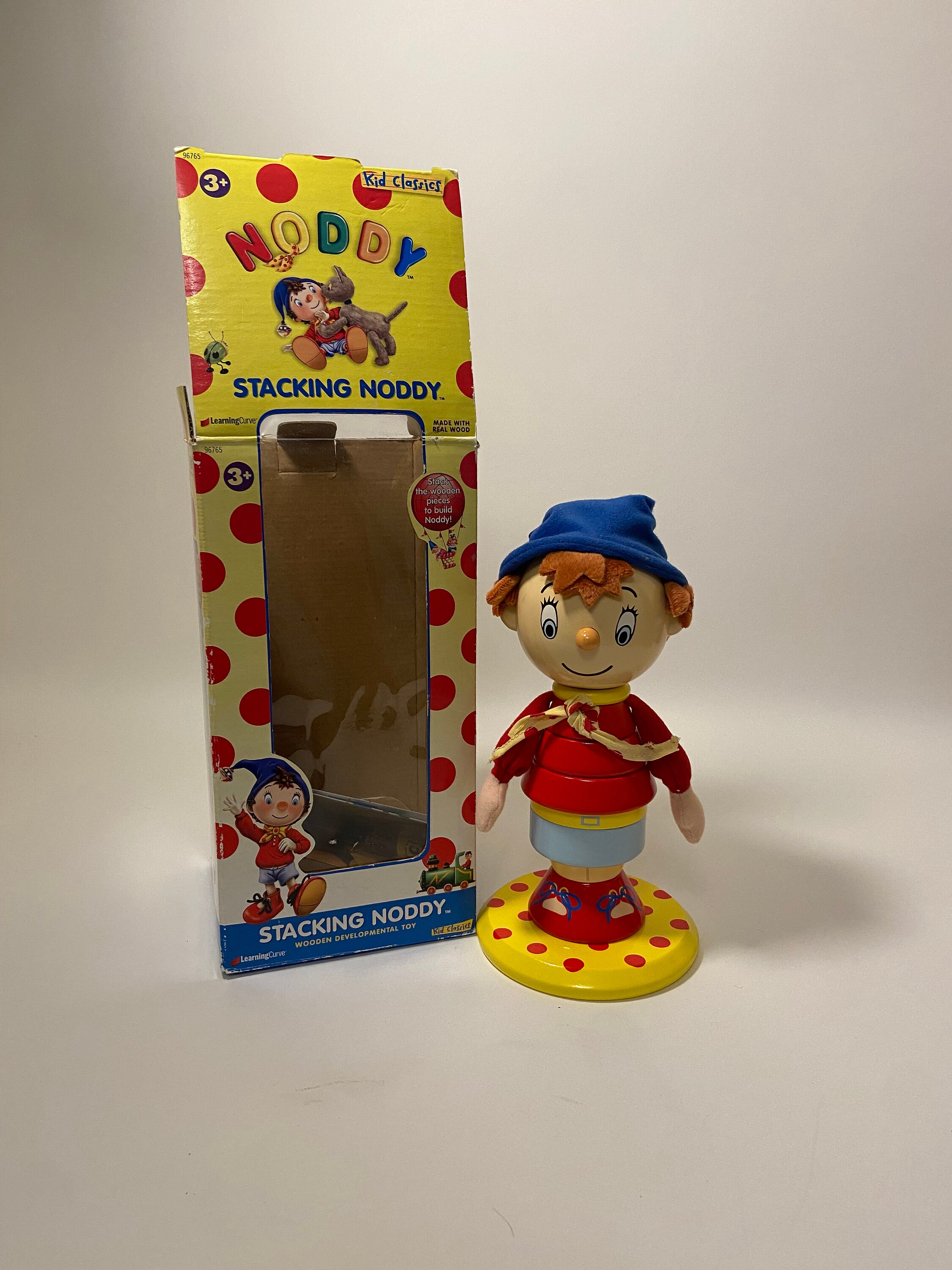 Vintage Stacking Noddy Wooden Developmental Toy - Etsy