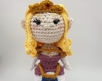CROCHET PATTERN Legend of Zelda ZELDA Amigurumi