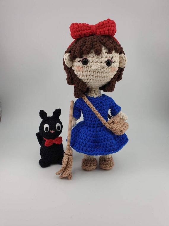 CROCHET PATTERN Studio Ghibli Kiki and Jiji Amigurumi Etsy