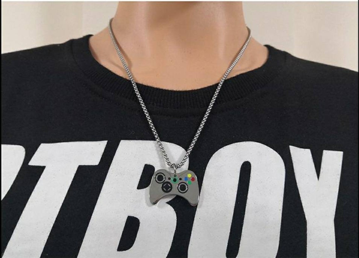 Gamer Necklace Controller Necklace PS4 Pendant Nintendo Etsy