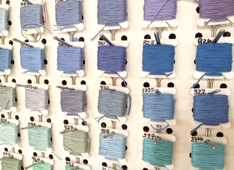 DMC Embroidery Floss Inventory List Full DMC Color List Etsy