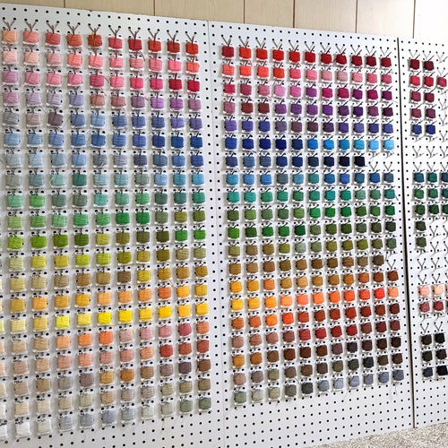 DMC Embroidery Floss Inventory List Full DMC Color List Etsy