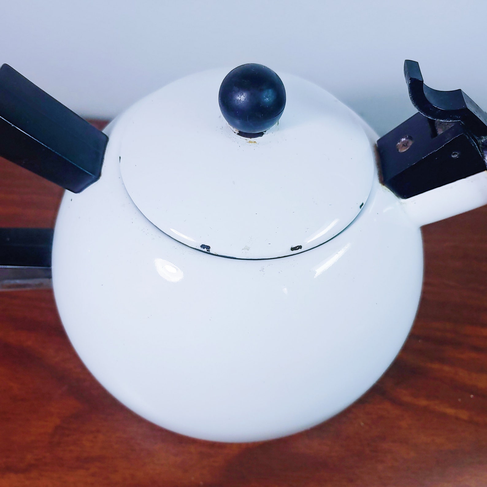 Copco Tea Kettle. Vintage Copco Enamel Kettle Sam Lebowitz Etsy